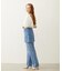 PANELED POCKET DENIM MINI SKIRT