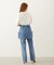 PANELED POCKET DENIM MINI SKIRT