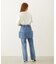 PANELED POCKET DENIM MINI SKIRT