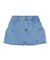 PANELED POCKET DENIM MINI SKIRT