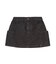 PANELED POCKET DENIM MINI SKIRT