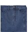 PANELED POCKET DENIM MINI SKIRT