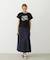 CHINO TUCK LONG SKIRT