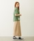 CHINO TUCK LONG SKIRT