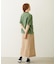 CHINO TUCK LONG SKIRT