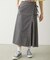 CHINO TUCK LONG SKIRT