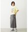 CHINO TUCK LONG SKIRT