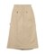 CHINO TUCK LONG SKIRT