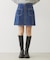 DENIM ZIP SKIRT