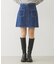 DENIM ZIP SKIRT