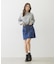 DENIM ZIP SKIRT
