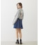 DENIM ZIP SKIRT
