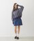 DENIM ZIP SKIRT