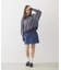 DENIM ZIP SKIRT