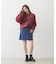 DENIM ZIP SKIRT