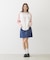 DENIM ZIP SKIRT
