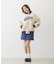 DENIM ZIP SKIRT