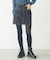 DENIM ZIP SKIRT