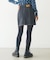 DENIM ZIP SKIRT