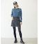 DENIM ZIP SKIRT