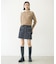 DENIM ZIP SKIRT