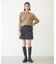 DENIM ZIP SKIRT