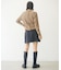 DENIM ZIP SKIRT