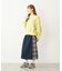 PLAID PANEL SKIRT
