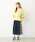 PLAID PANEL SKIRT