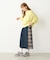 PLAID PANEL SKIRT