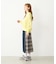 PLAID PANEL SKIRT