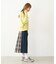PLAID PANEL SKIRT