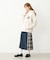 PLAID PANEL SKIRT