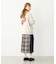 PLAID PANEL SKIRT