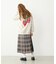 PLAID PANEL SKIRT
