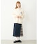 PLAID PANEL SKIRT