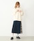 PLAID PANEL SKIRT
