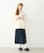 PLAID PANEL SKIRT