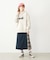 PLAID PANEL SKIRT