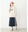PLAID PANEL SKIRT