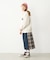 PLAID PANEL SKIRT