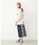 PLAID PANEL SKIRT