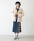 PLAID PANEL SKIRT
