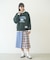 PLAID PANEL SKIRT