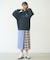PLAID PANEL SKIRT