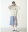 PLAID PANEL SKIRT
