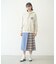PLAID PANEL SKIRT