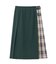 PLAID PANEL SKIRT