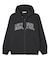 COLLEGE LOGO PATCH ZIP UP HOODIE