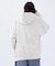 COLLEGE LOGO PATCH ZIP UP HOODIE